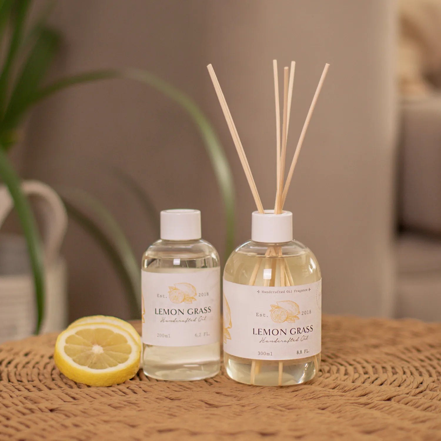 Difusor de Varillas Lemon Grass 300cc