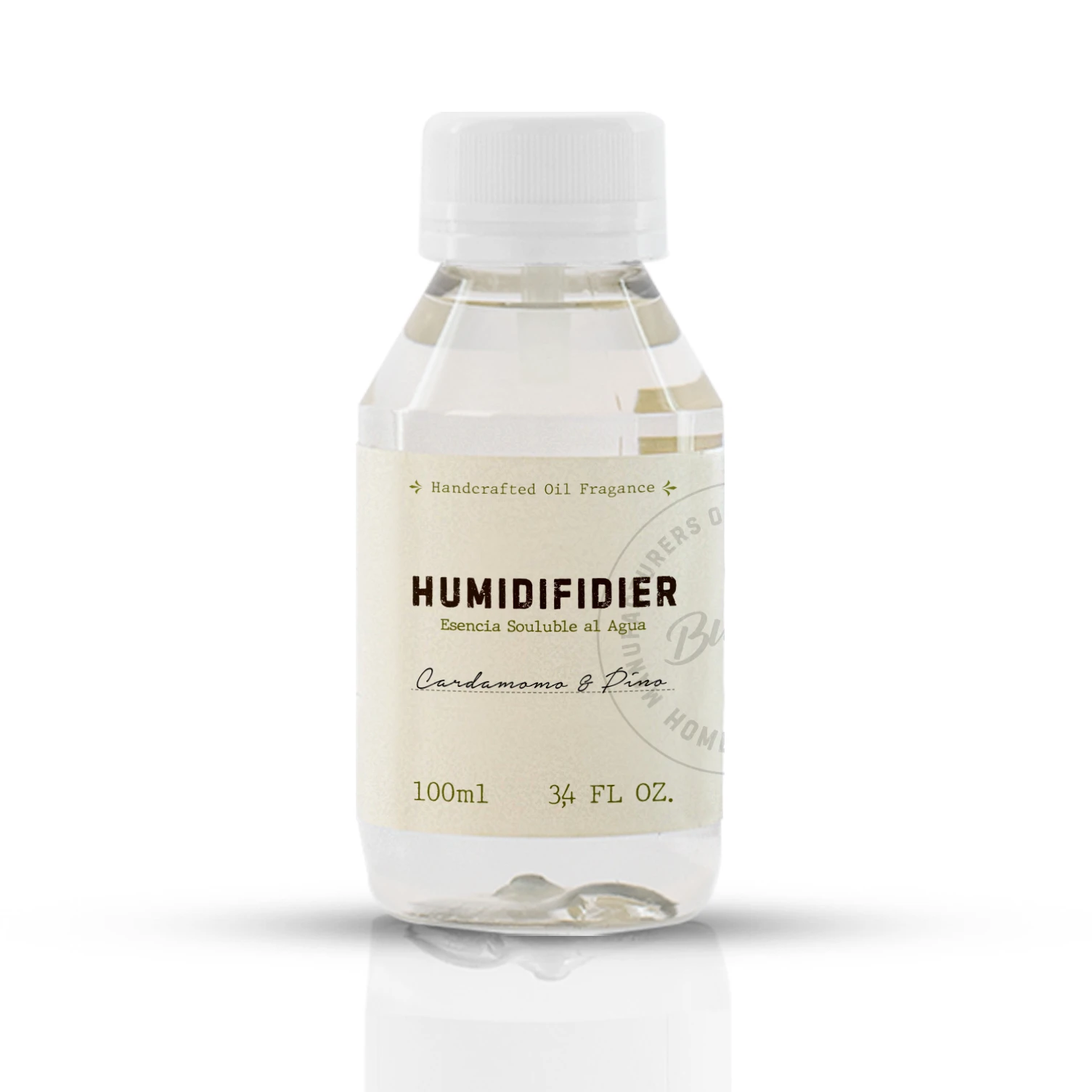 Esencia Soluble para Humidificador No Aceite 100ml - Cardamomo & Pino