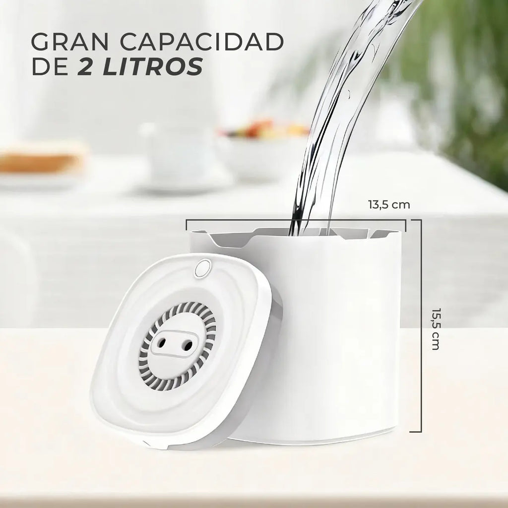 Difusor Humidificador Aromaterapia Ultrasónico 2l